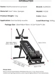 Adjustable Gym Weight Bench Press - Foldable Home Gym - 1