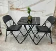 Foldable Table with 2 Chairs Set - 1