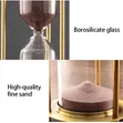 Antique Metal Hourglass Sand Timer - 2