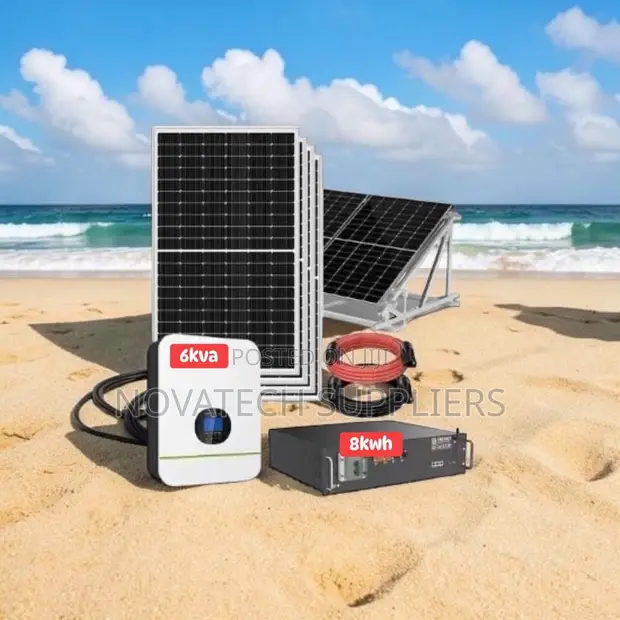 Brand New 8kwh Hybrid Solar System with 8x620w Solar Panels - 1