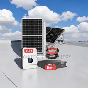 Long-Life 8kWh Lithium Hybrid Solar System with 6kVA Inverter