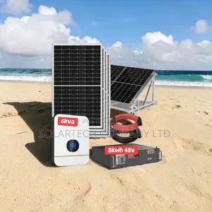 8kWh 48V Lithium Solar System with 6kVA Hybrid Inverter