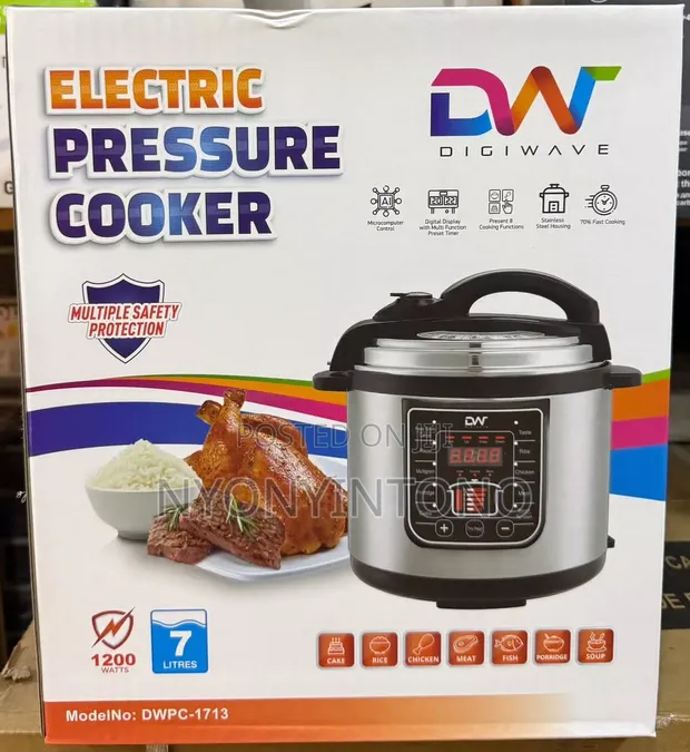 Digiwave 7L Digital Electric Pressure Cooker - 1
