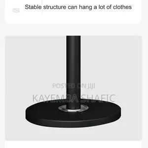 Modern 12-Hook Metal Standing Coat and Hat Rack - Red