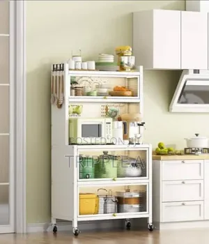 Kitchen Baker's Rack with Cabinet (6 Tiers)