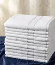 Medium Plain White Towels (100% Cotton) - 1