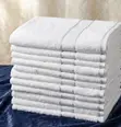 Medium Plain White Towels (100% Cotton) - 2