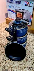 Blue Non-Stick Cookware Set - 1
