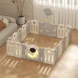 Lullispace Baby Playpen with Basketball Hoop - 2