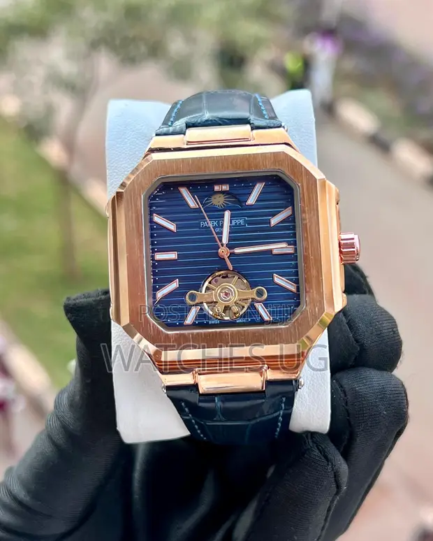 Patek Philippe 243 Genuine Leather Strap Watch - 1