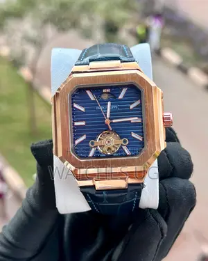 Patek Philippe 243 Genuine Leather Strap Watch