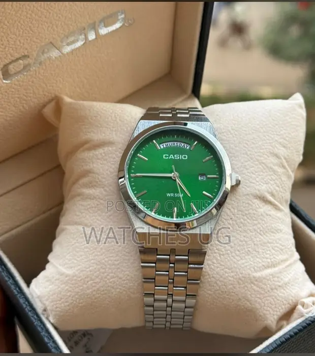 Slim Casio Full Date Watch - 1