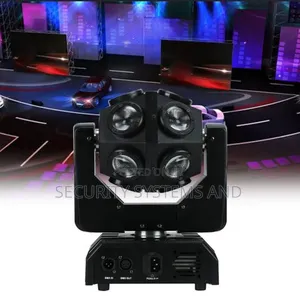 4-in-1 Round Moving Head with 12 RGBW LED Beam Lights