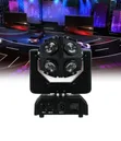 4-in-1 Round Moving Head with 12 RGBW LED Beam Lights - 3