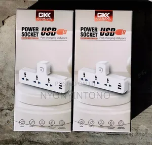 Power Socket Plug with USB Ports