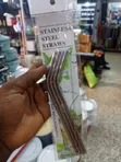 Reusable Stainless Steel Drinking Straws - 3