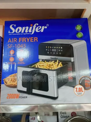 Sonifer SF-1045 Digital Air Fryer, 7-Liter