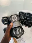 Wireless Solar CCTV Camera with 3 Lenses & AI - 3