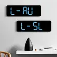Large Digital LED Wall Clock with Temperature & Humidity - 3