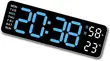 Large Digital LED Wall Clock with Temperature & Humidity - 4