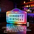 VIP Bottle Service Sign - LED Letter Light Box - 2