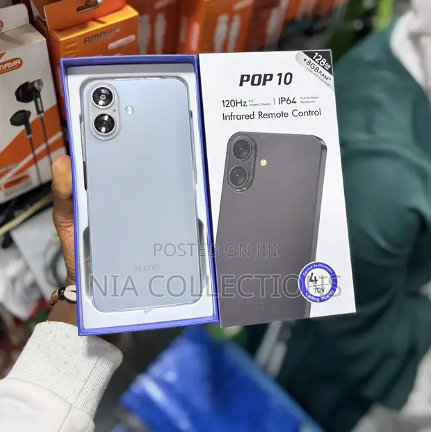New Tecno Pop 10 128GB White - 1