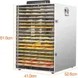 Vivor 18-Layer Food Dehydrator Dryer 1500W - 1