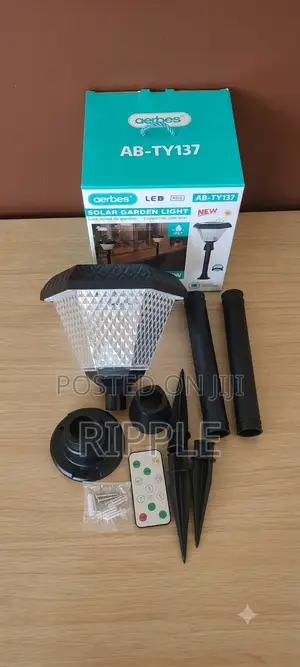 AERBES AB-TY137 100W RGB Solar Garden Light