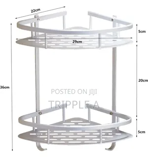 Bathroom & Kitchen Triangle Hanging Storage Rack