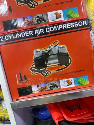 Portable Dual-Cylinder Car Air Compressor