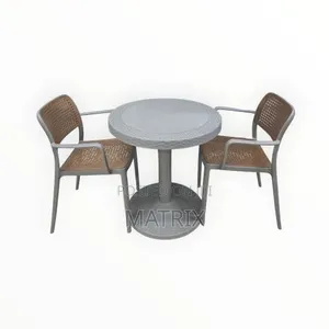 Multipurpose Plastic 2 Chairs and Table Set