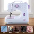 Portable Mini Electric Sewing Machine (12 Stitches) - 1
