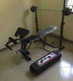 Multifunctional Workout Bench + 50kg Adjustable Dumbbell Set