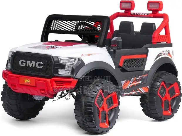 Kids Electric GMC Police Ride-On Truck - 1