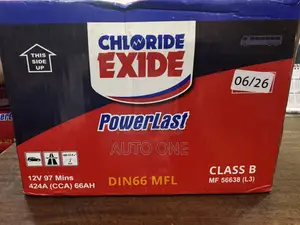 Exide Powerlast DIN66 Chloride Battery