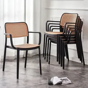 Dining Plastic Chair with Armrest