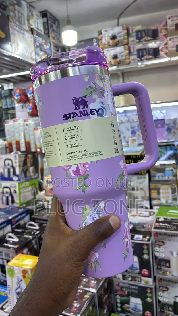 Stanley Quencher H2.0 FlowState Tumbler - Purple Floral - 1