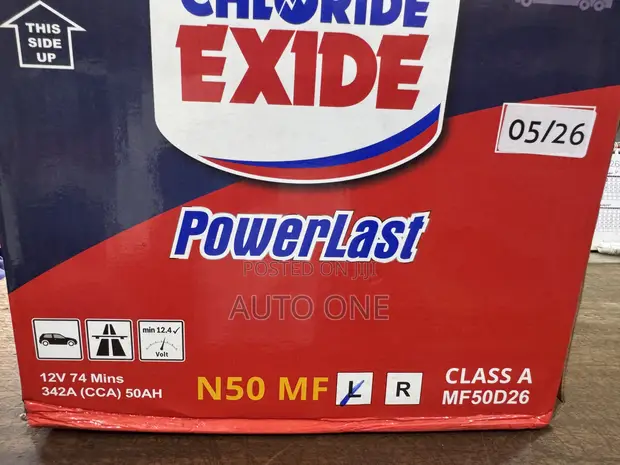 Brand New Exide N50 Chloride Battery - 1