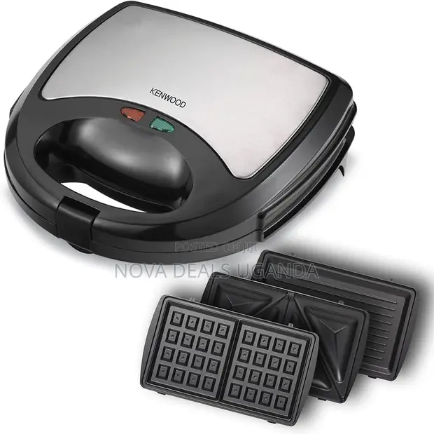Kenwood 750W 3-in-1 Sandwich Maker (Sandwich, Grill, Waffle) - 1