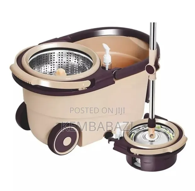 360° Rotatable Spin Mop and Bucket Set - 1