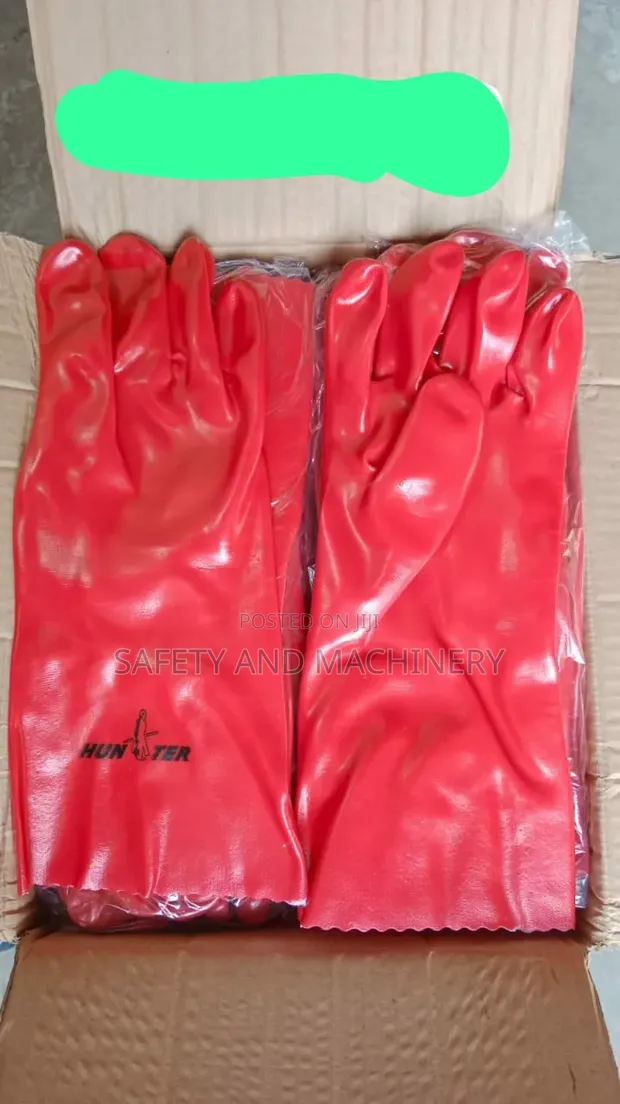 American Safety Heavy Duty Rubber Gloves - 1