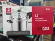 Delcasa 5L Aluminium Pressure Cooker - 2