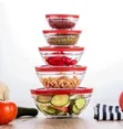 5-Piece Colorful Glass Bowl Set - 2