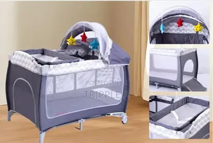Portable Travel Baby Cot Crib with Wheels
