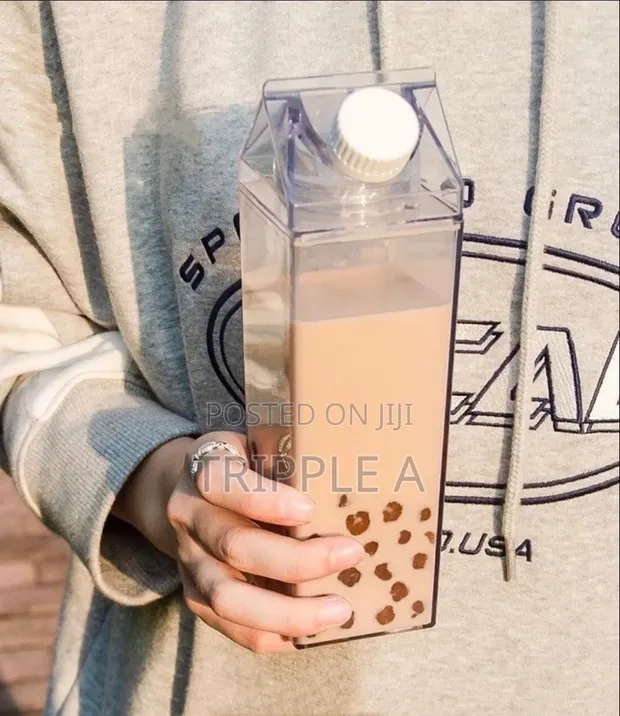 Portable Clear Plastic Disposable Water Bottle - 1