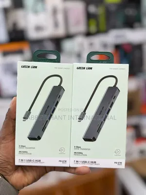 Green Lion 7-in-1 USB-C Hub with HDMI & 87W PD