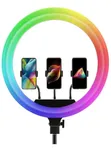 HU Premium 18-Inch Ring Light with 3 Phone Stands - 2