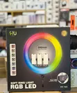 HU Premium 22-Inch Ring Light with 3 Phone Stands & Dual USB Ports - 1