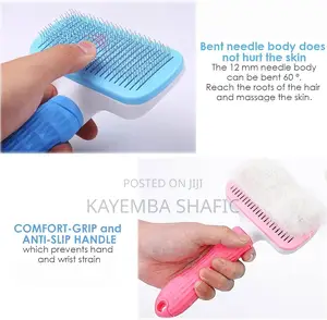 Cleanpet Self-Cleaning Slicker Brush for Dogs & Cats