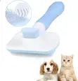 Cleanpet Self-Cleaning Slicker Brush for Dogs & Cats - 2